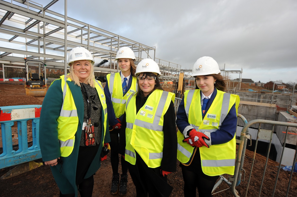 Minister for children and young people visits Maybole Community Campus