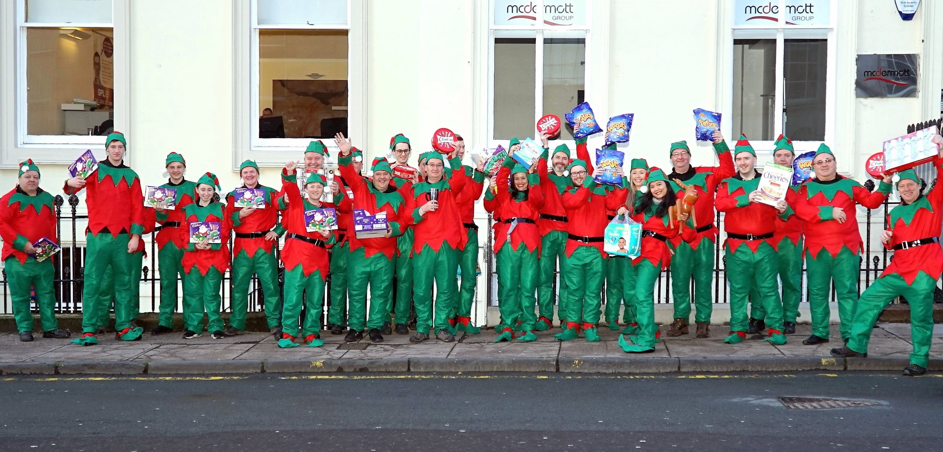 McDermott’s Christmas elves make special deliveries for families and young carers