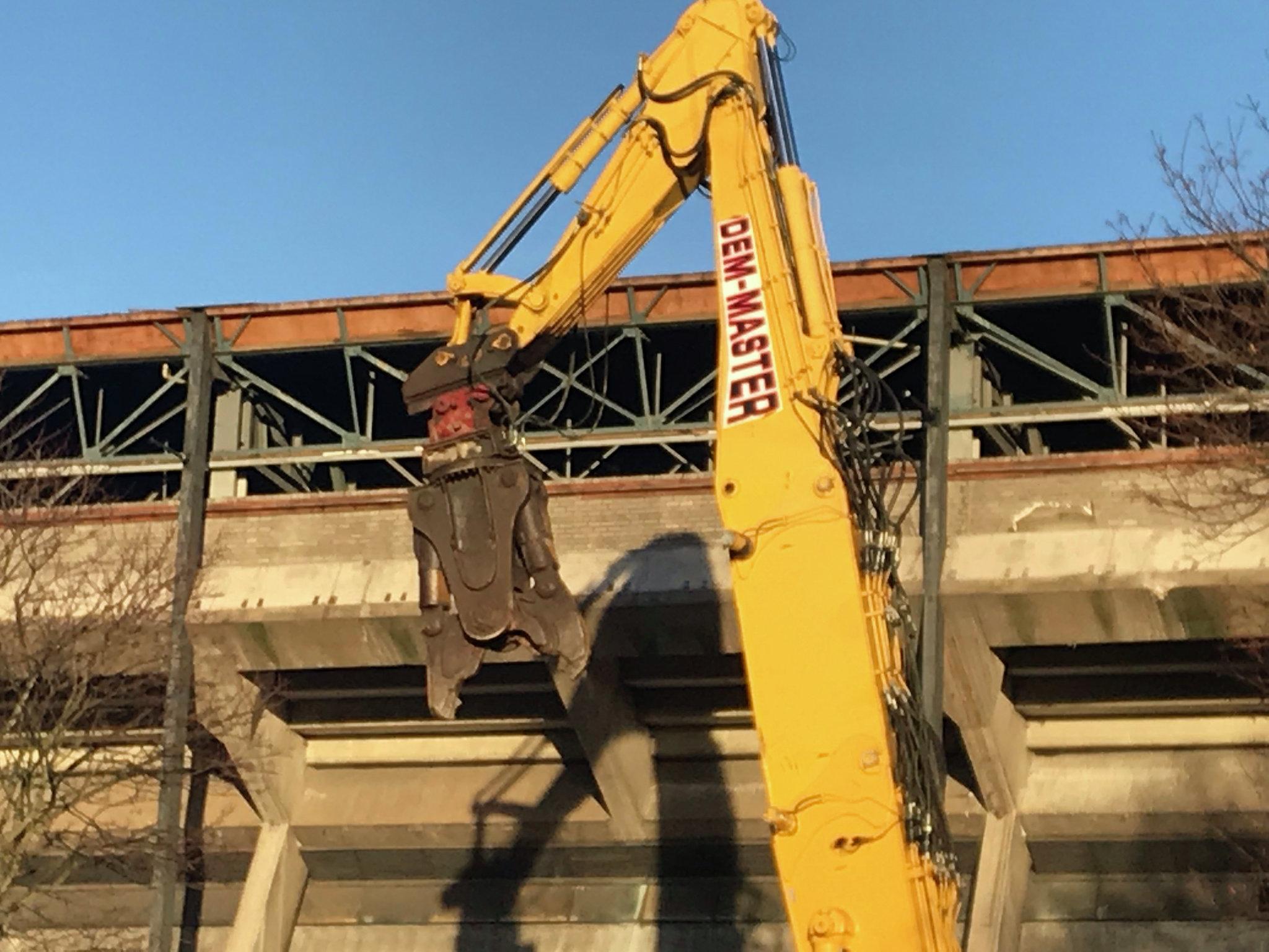 Demolition work begins at Meadowbank Sports Centre