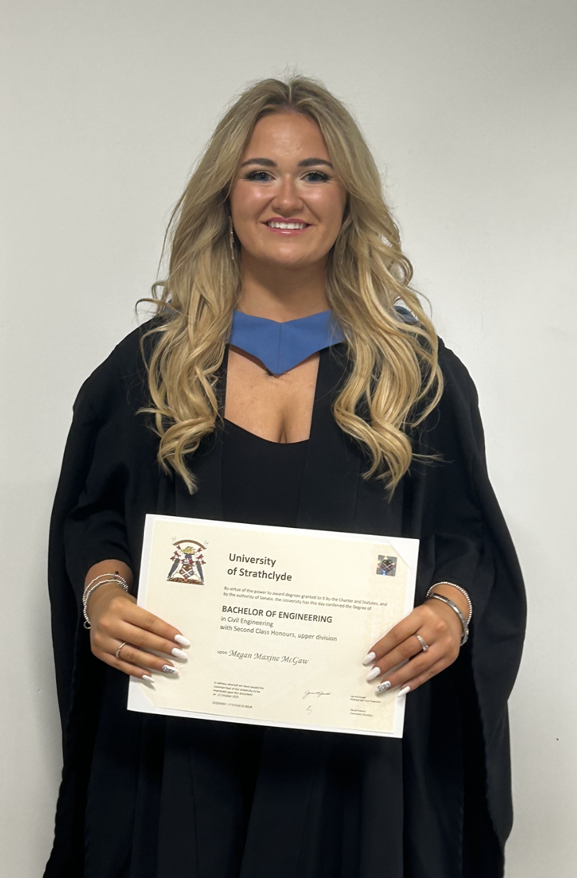 Dougall Baillie hails success of engineering graduate apprentice