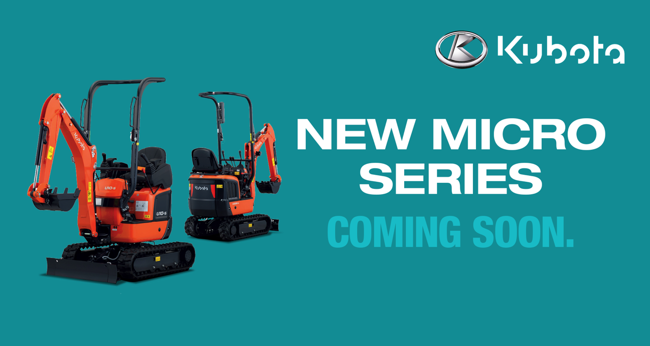New micro excavators unveiled by Kubota