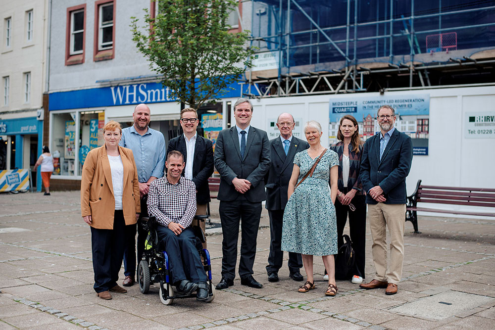 Work begins on £7.2m regeneration project in Dumfries town centre