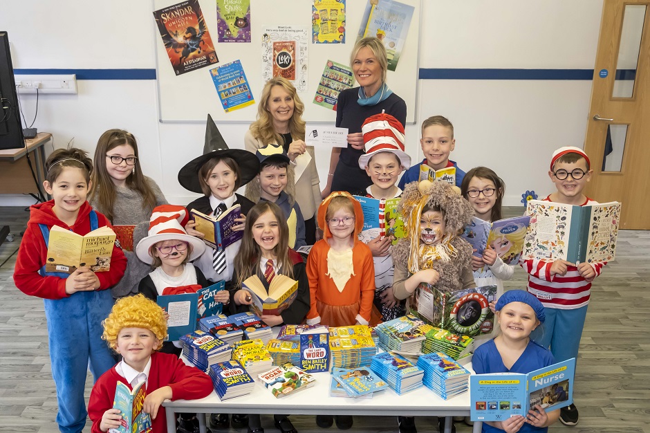 Miller Homes donates funds to primary school on World Book Day