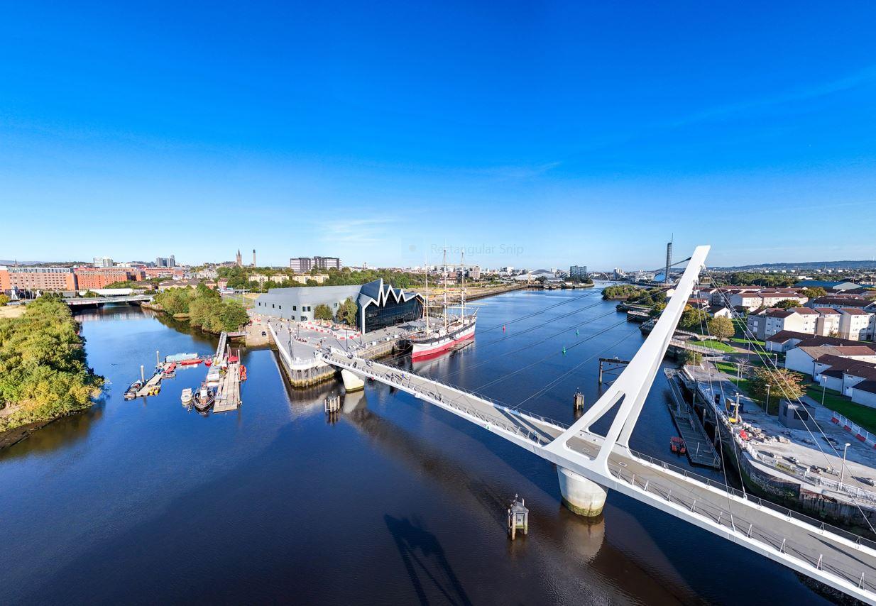 Already one million crossings over Govan-Partick bridge