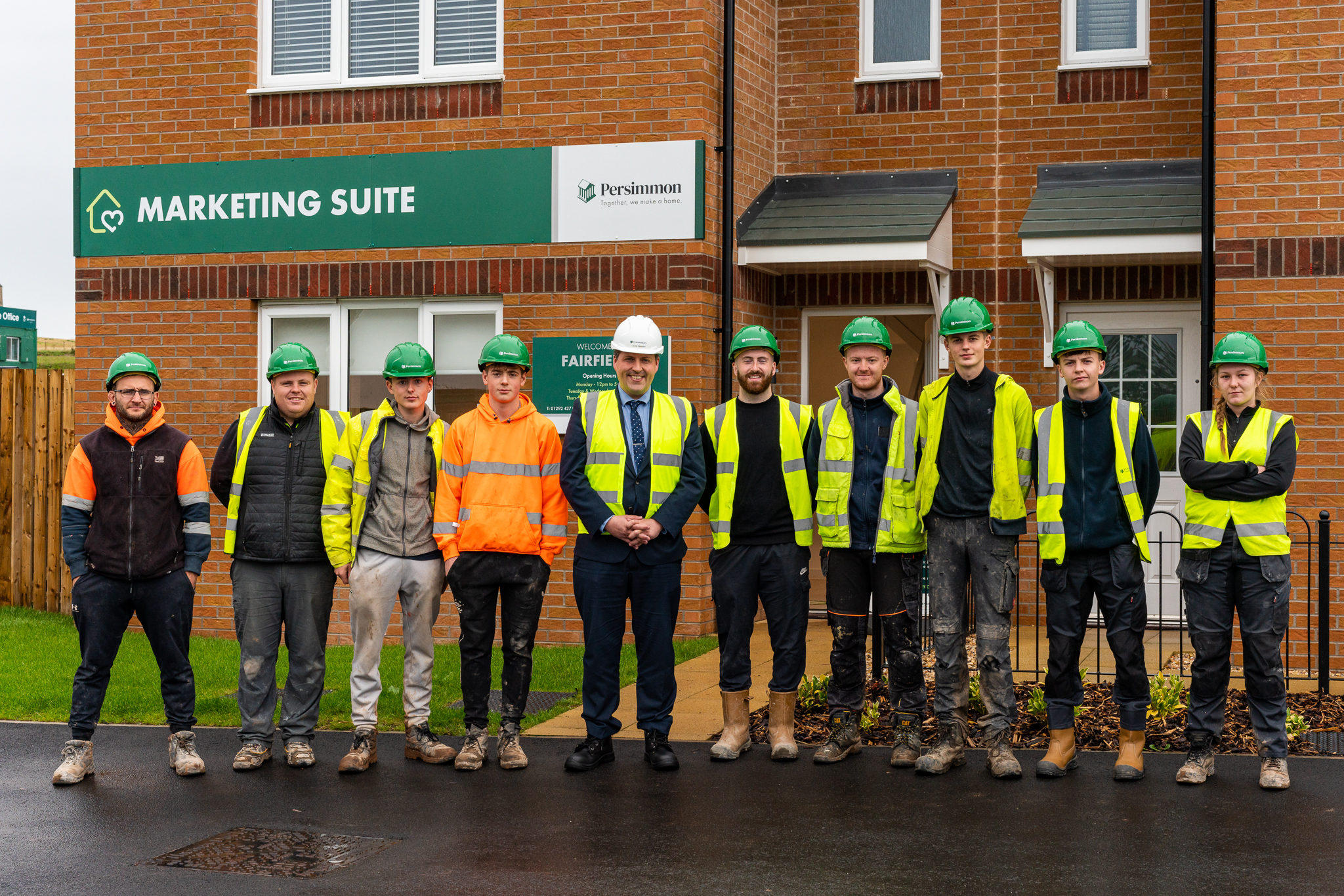 Persimmon building apprentices lay foundations for the future