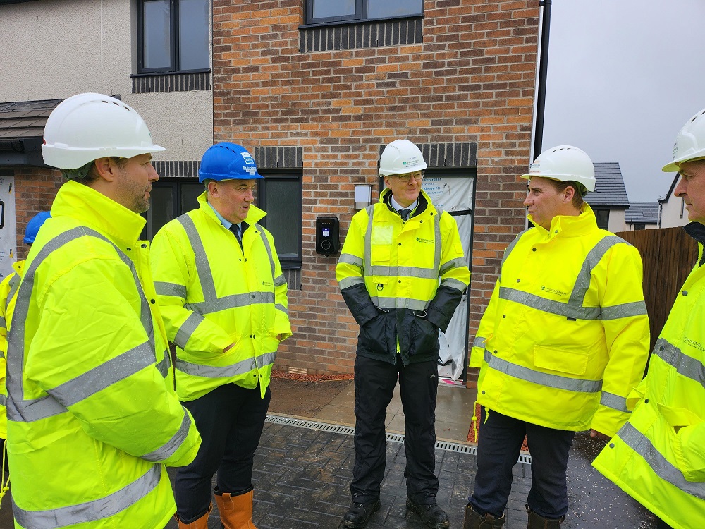 Housing minister meets East Lothian apprentices