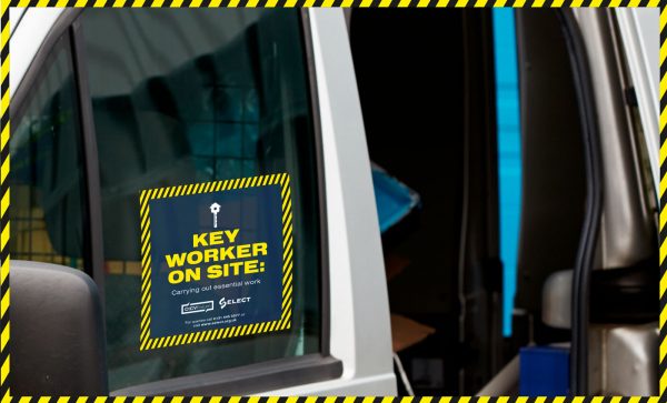 New key worker signage issued to help protect contractors