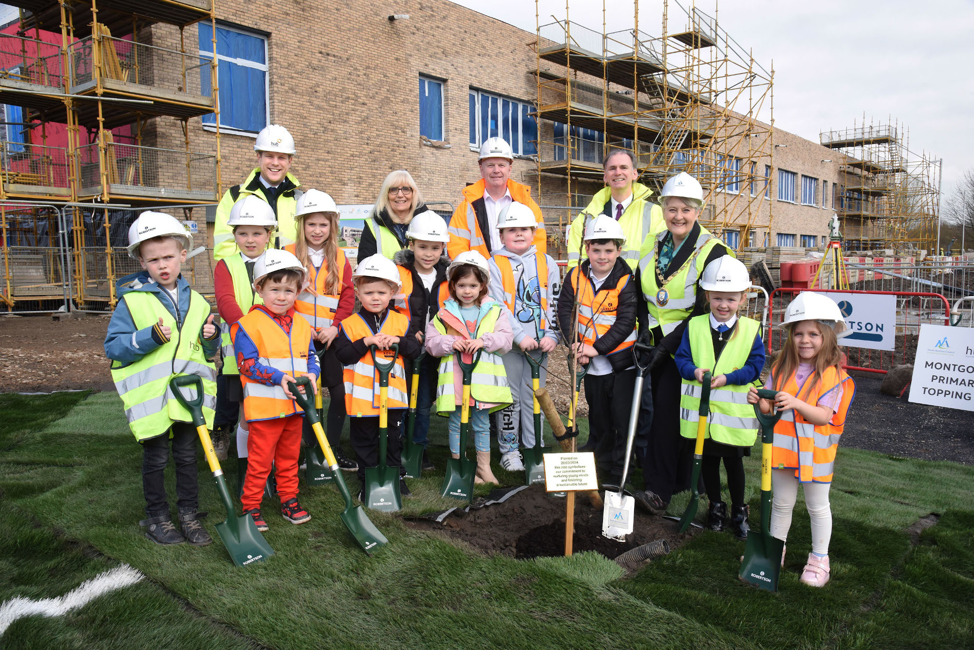 North Ayrshire's first Passivhaus school tops out