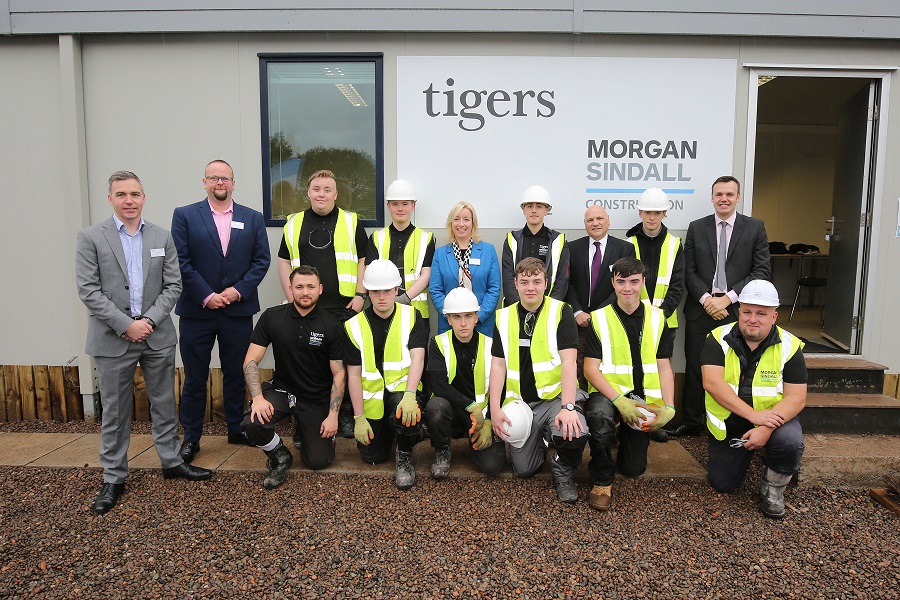 Morgan Sindall Construction launches official partnership with tigers