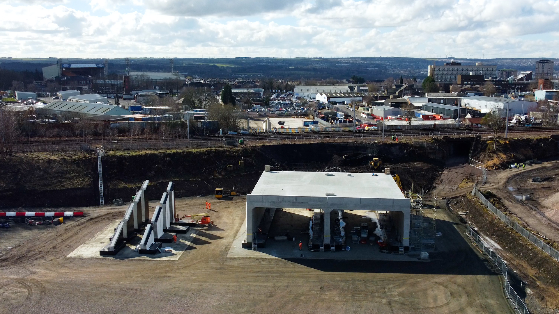 Ravenscraig gears up for one of largest bridge lifts in Europe