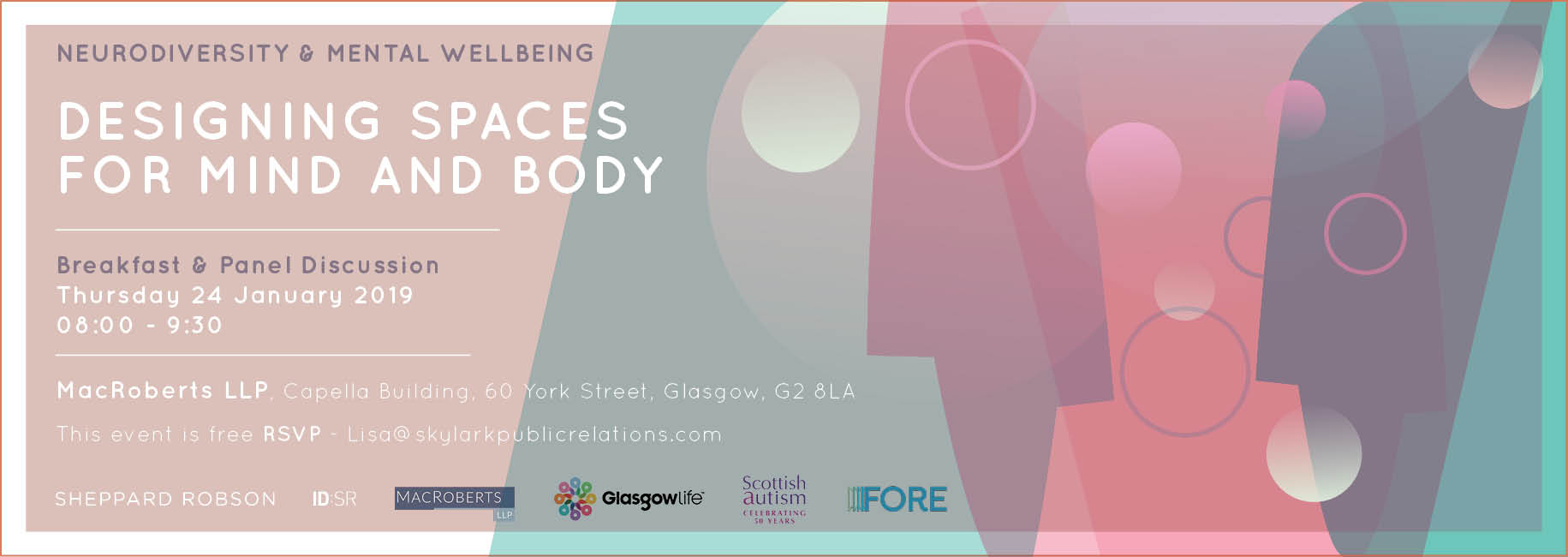 Sheppard Robson and MacRoberts announce new wellbeing series event