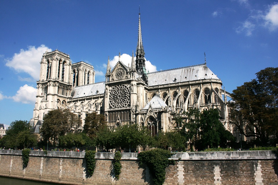 And finally.. 'iron skeleton' holding Notre Dame together