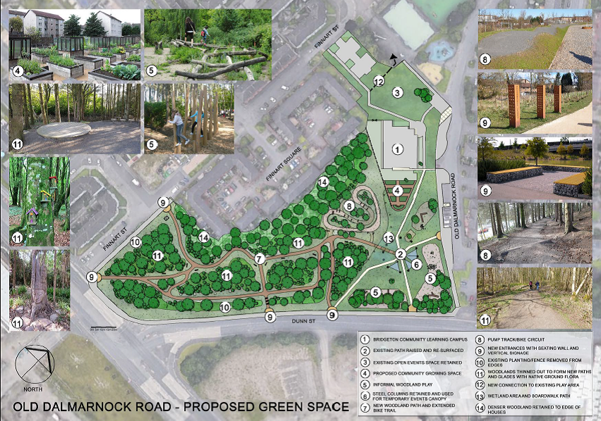 Views sought on Old Dalmarnock Road woodland revamp