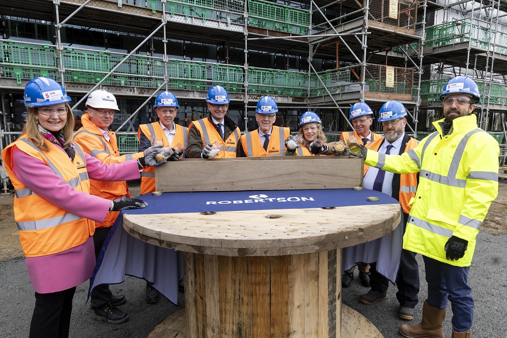 Food manufacturing innovation hub marks construction milestone