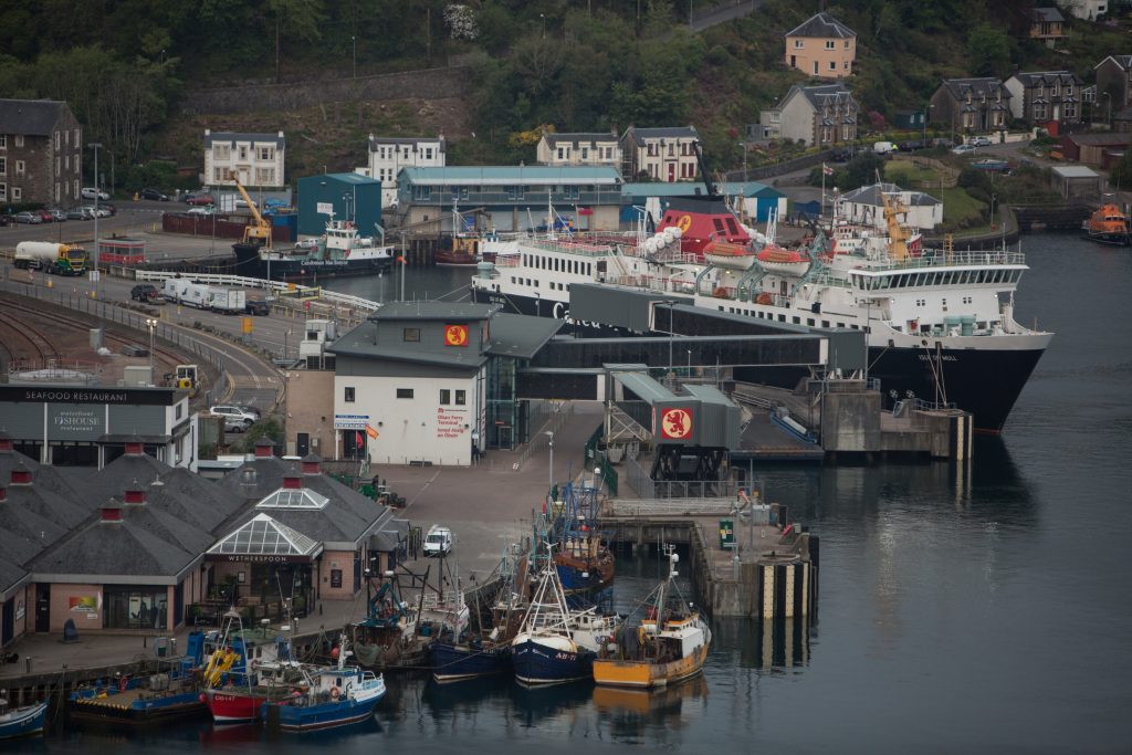 Expansion works begin at Oban ferry terminal