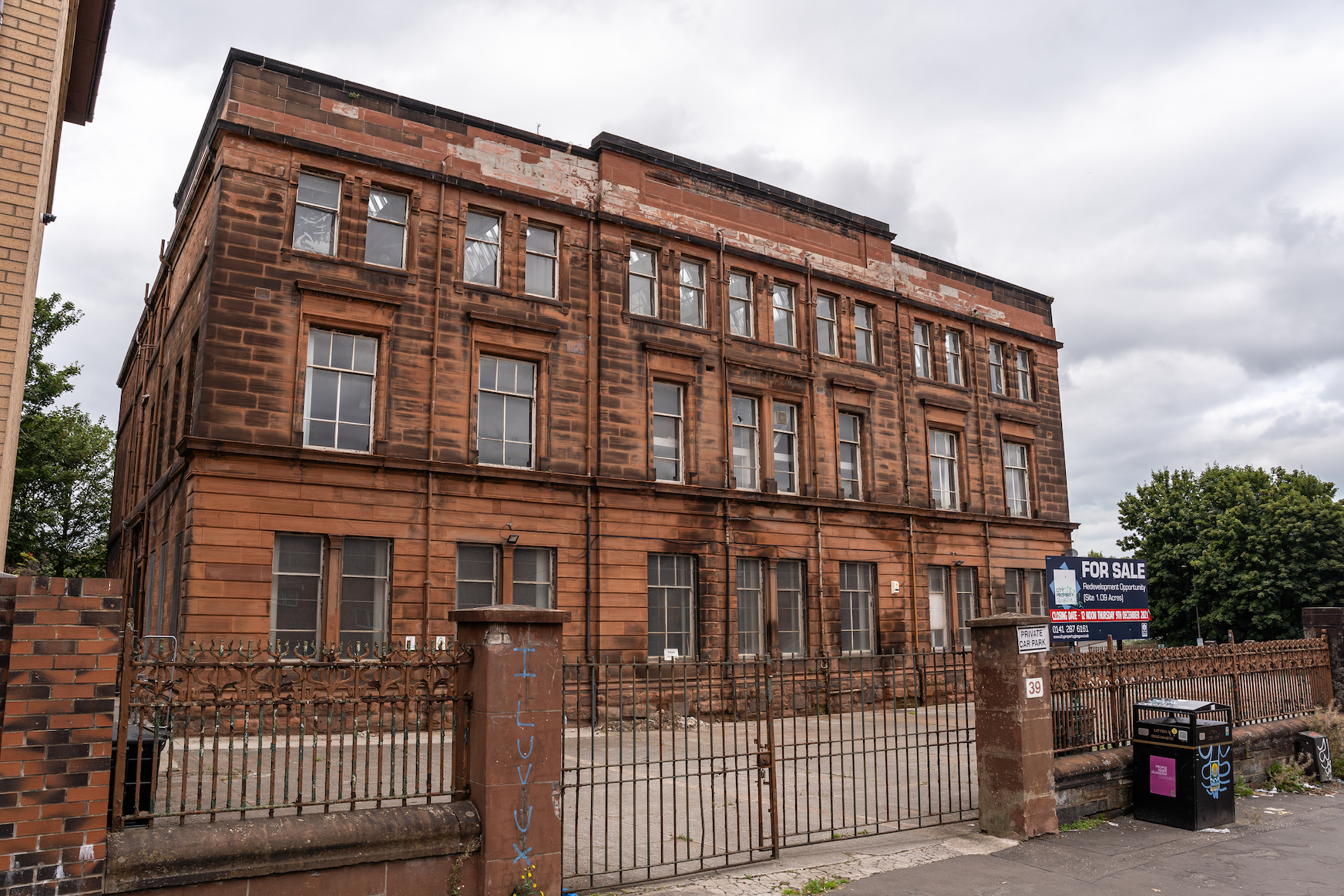 Work begins on restoration of 19th century school in Glasgow's west end as part of 49-home development
