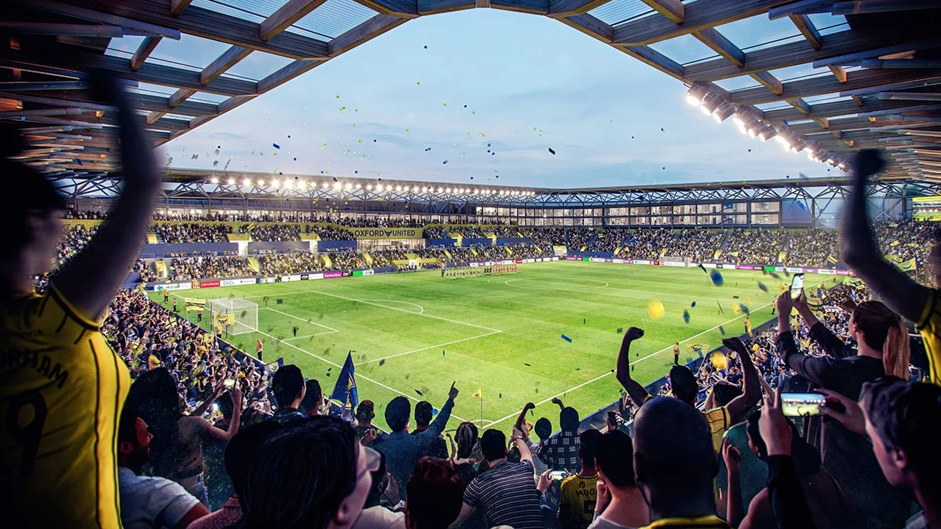 And finally... plans lodged for UK's first all-electric stadium