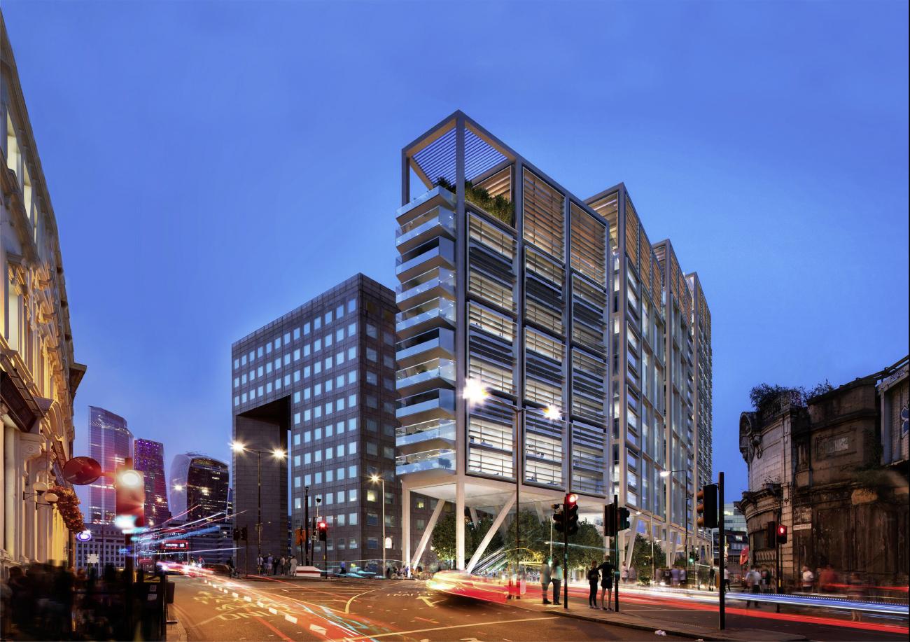 And finally… Office on stilts planned for London