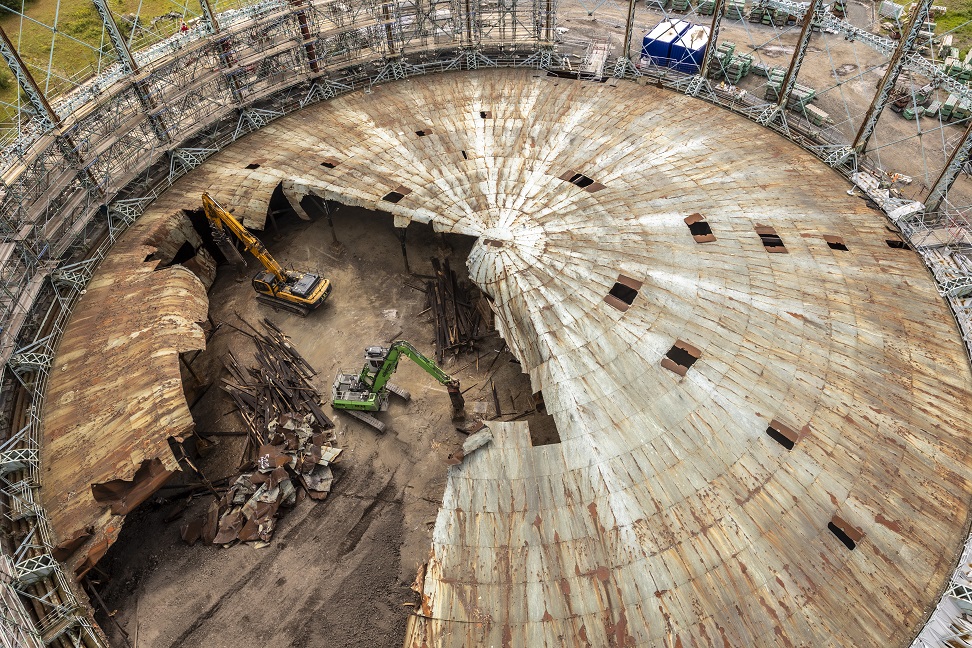 McLaughlin & Harvey begins Granton gasholder transformation