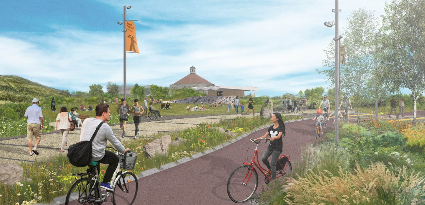 Aberdeen unveils pedestrian spine for beach leisure area