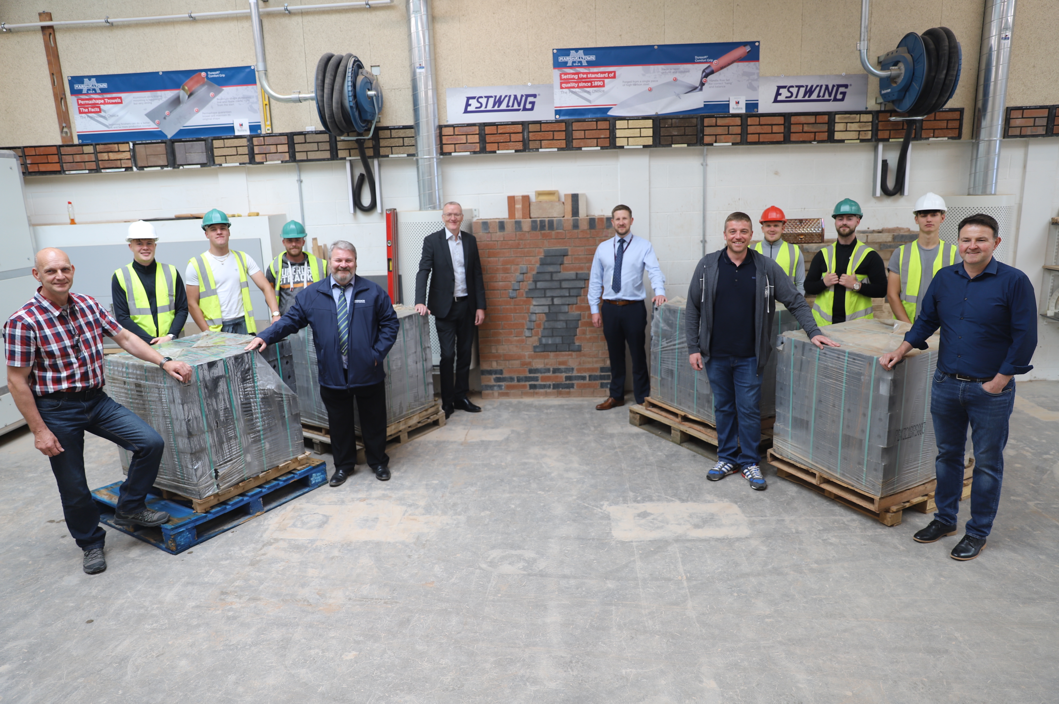 Persimmon Homes donates materials to Forth Valley College
