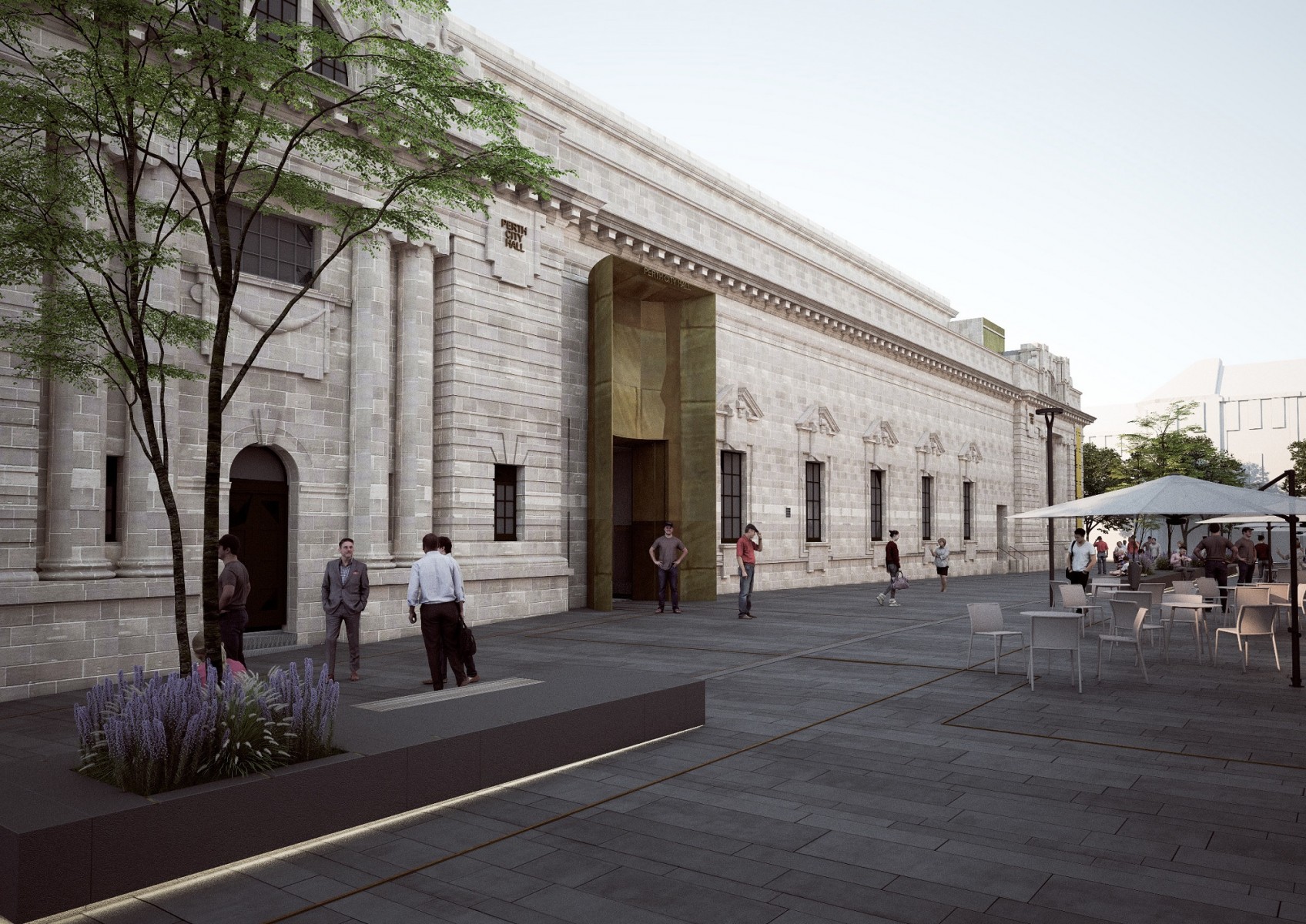 Mecanoo lodges Perth City Hall transformation plans