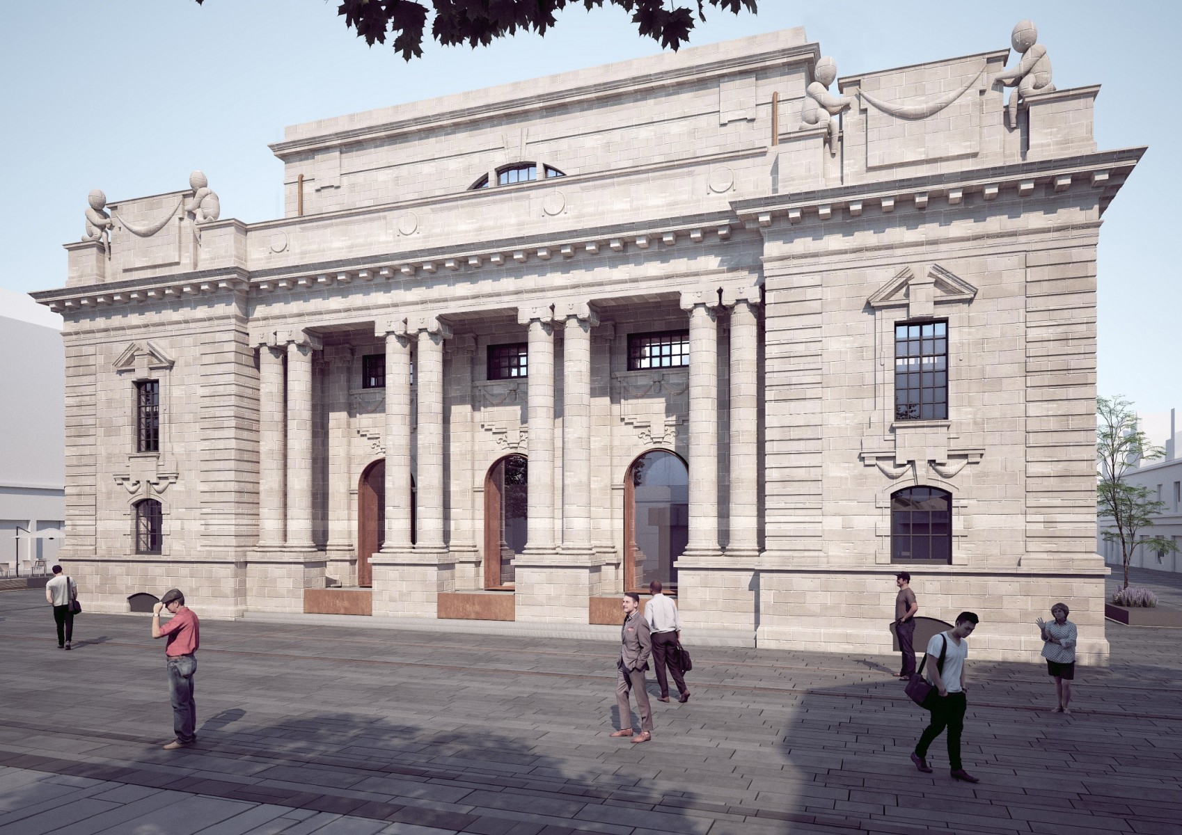 Mecanoo lodges Perth City Hall transformation plans