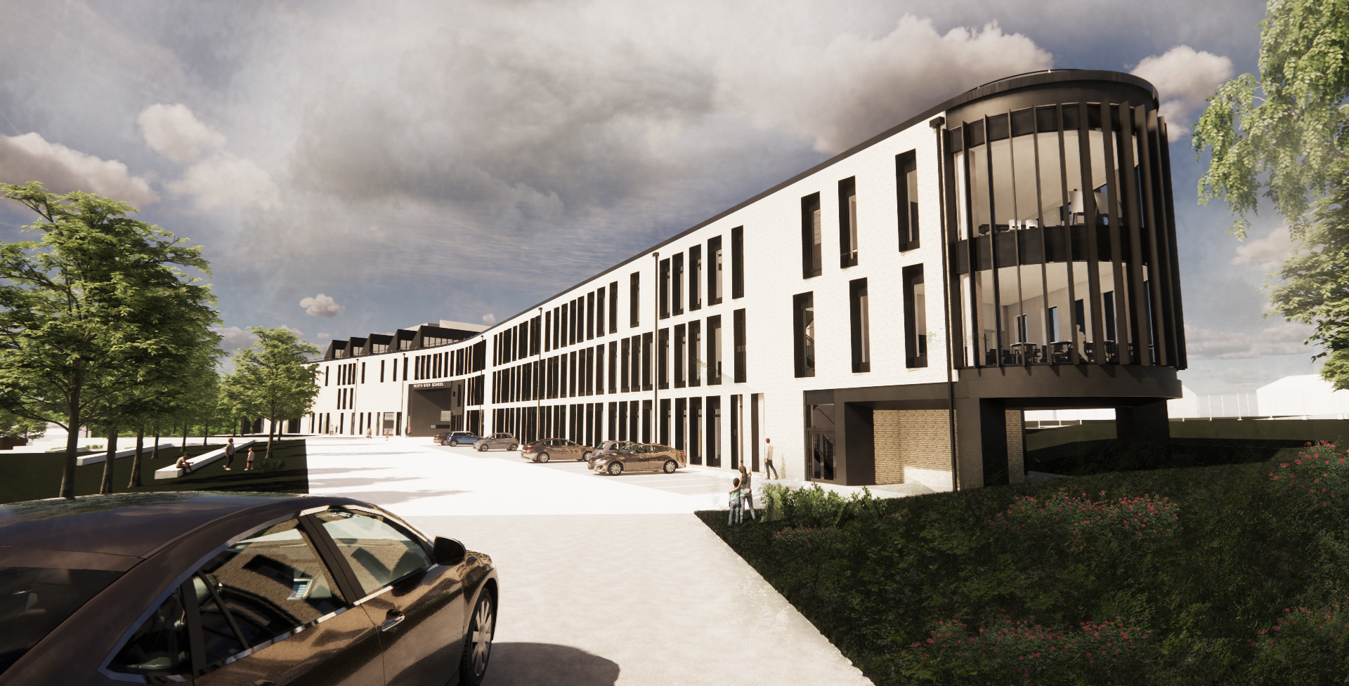 In Pictures: First look at Passivhaus-designed Perth High School