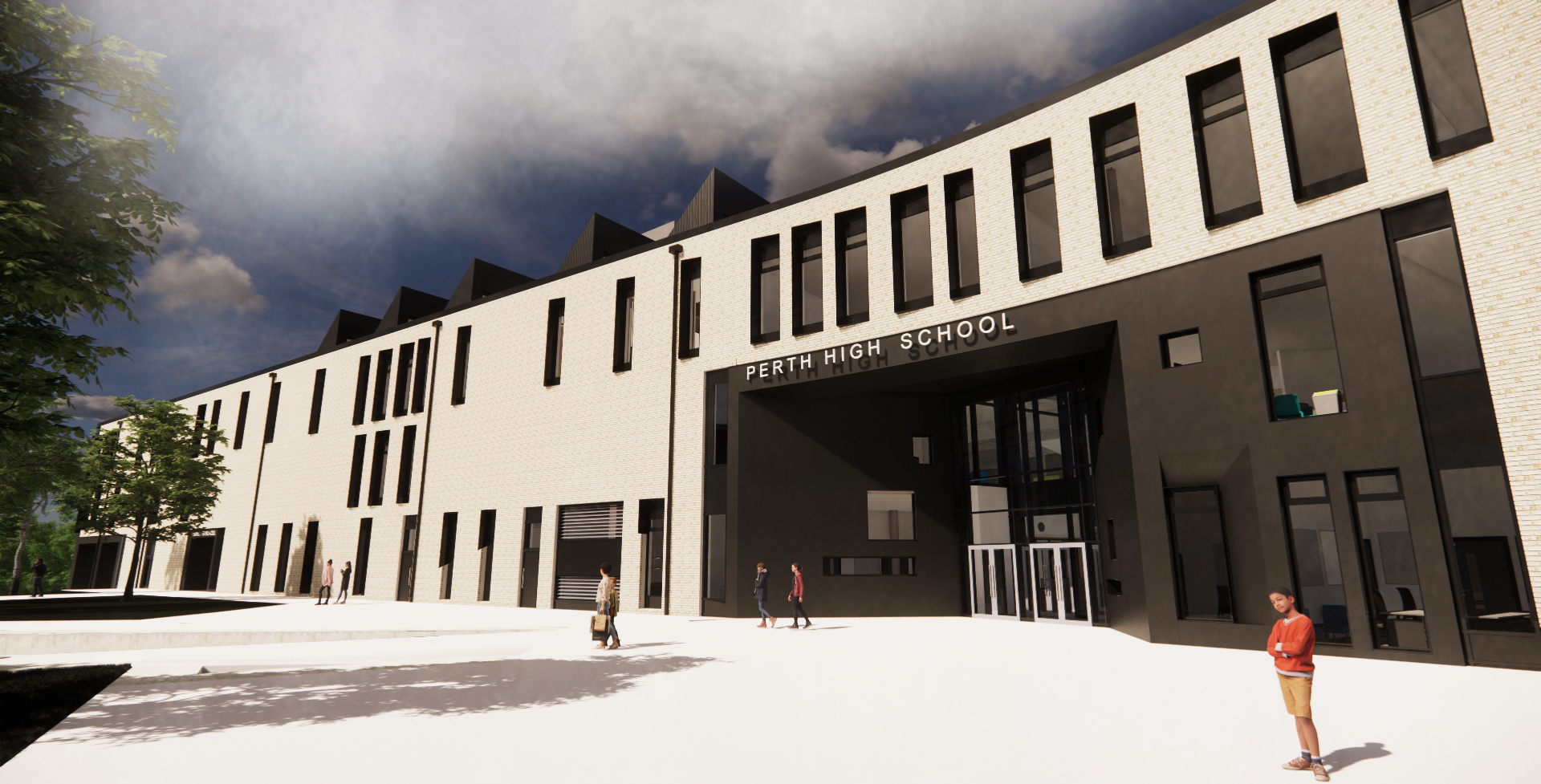 In Pictures: First look at Passivhaus-designed Perth High School