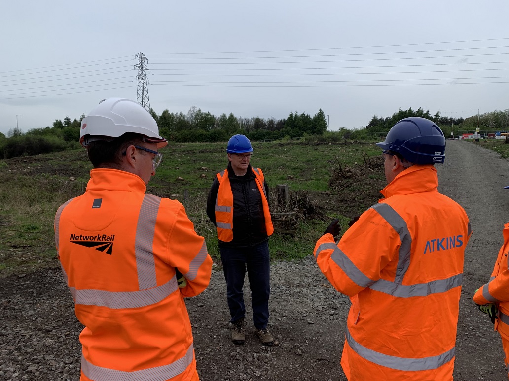 Video: Peter Grant MP visits Levenmouth Rail Link