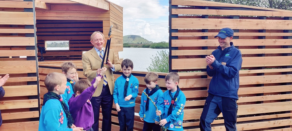 In Pictures: New Phoenix Hide rises from ashes at Loch Leven nature reserve