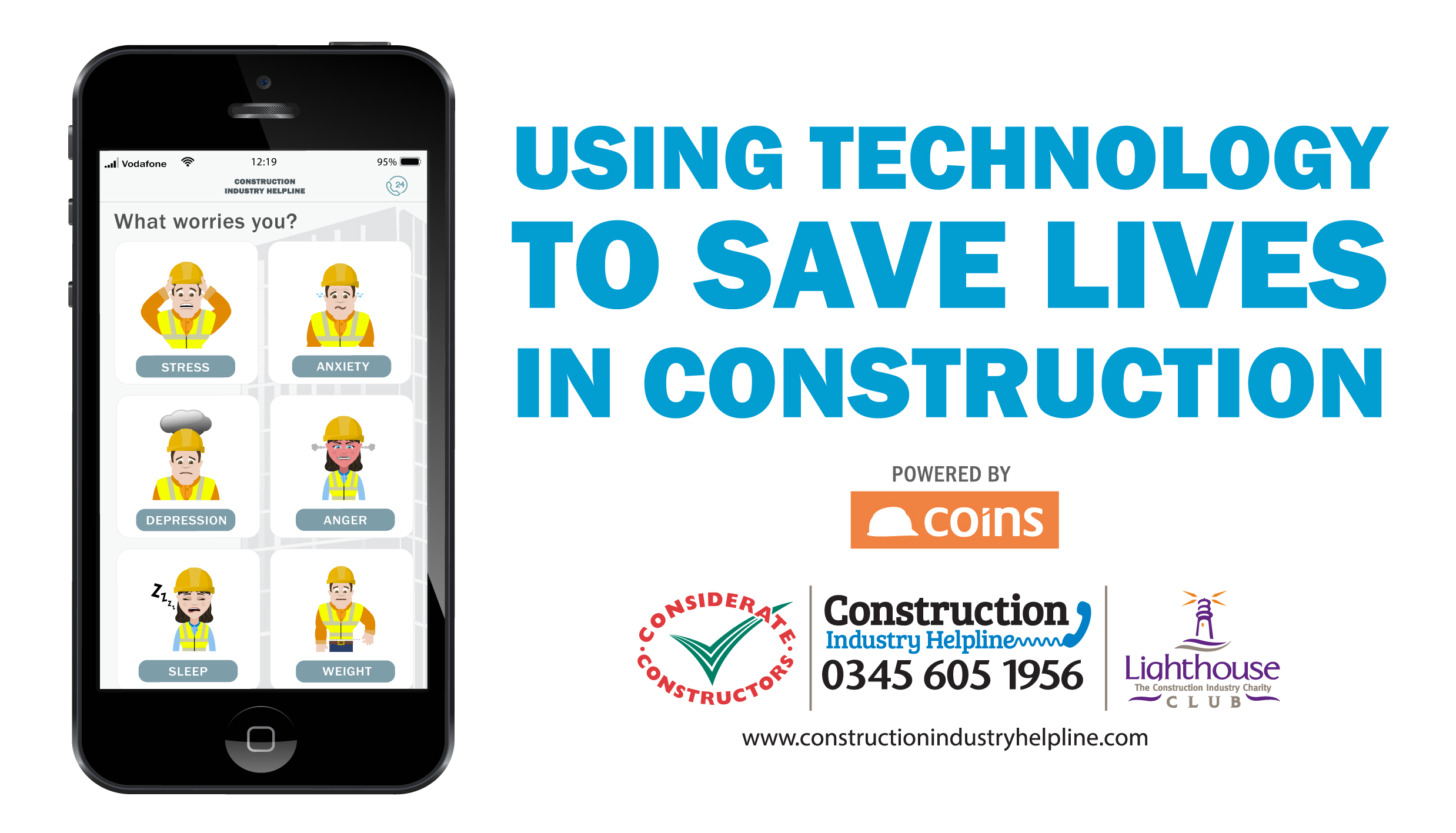 New app launched to support mental health of construction workers