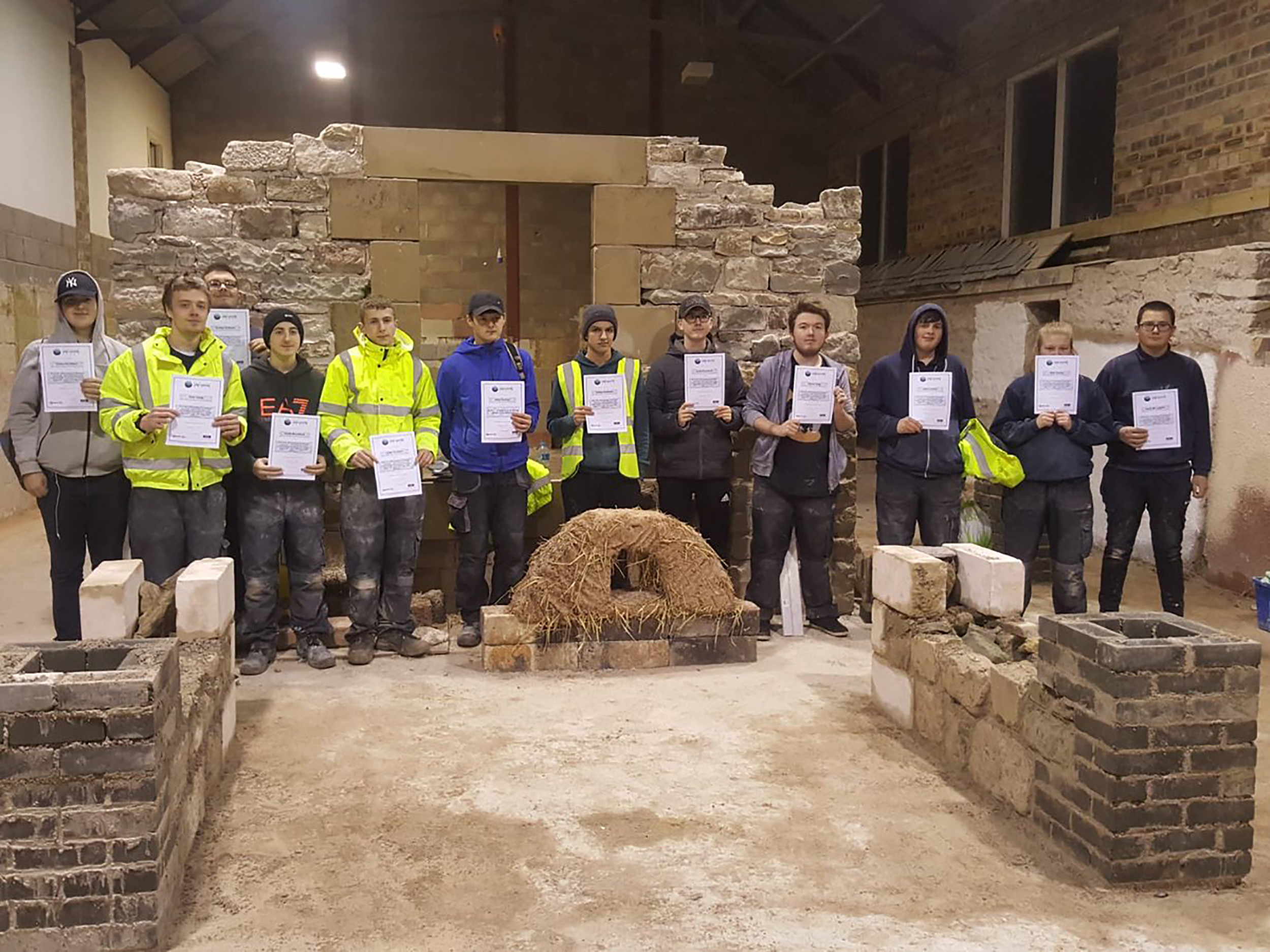 More than 80 students gain qualifications while restoring Belleisle Park walled garden