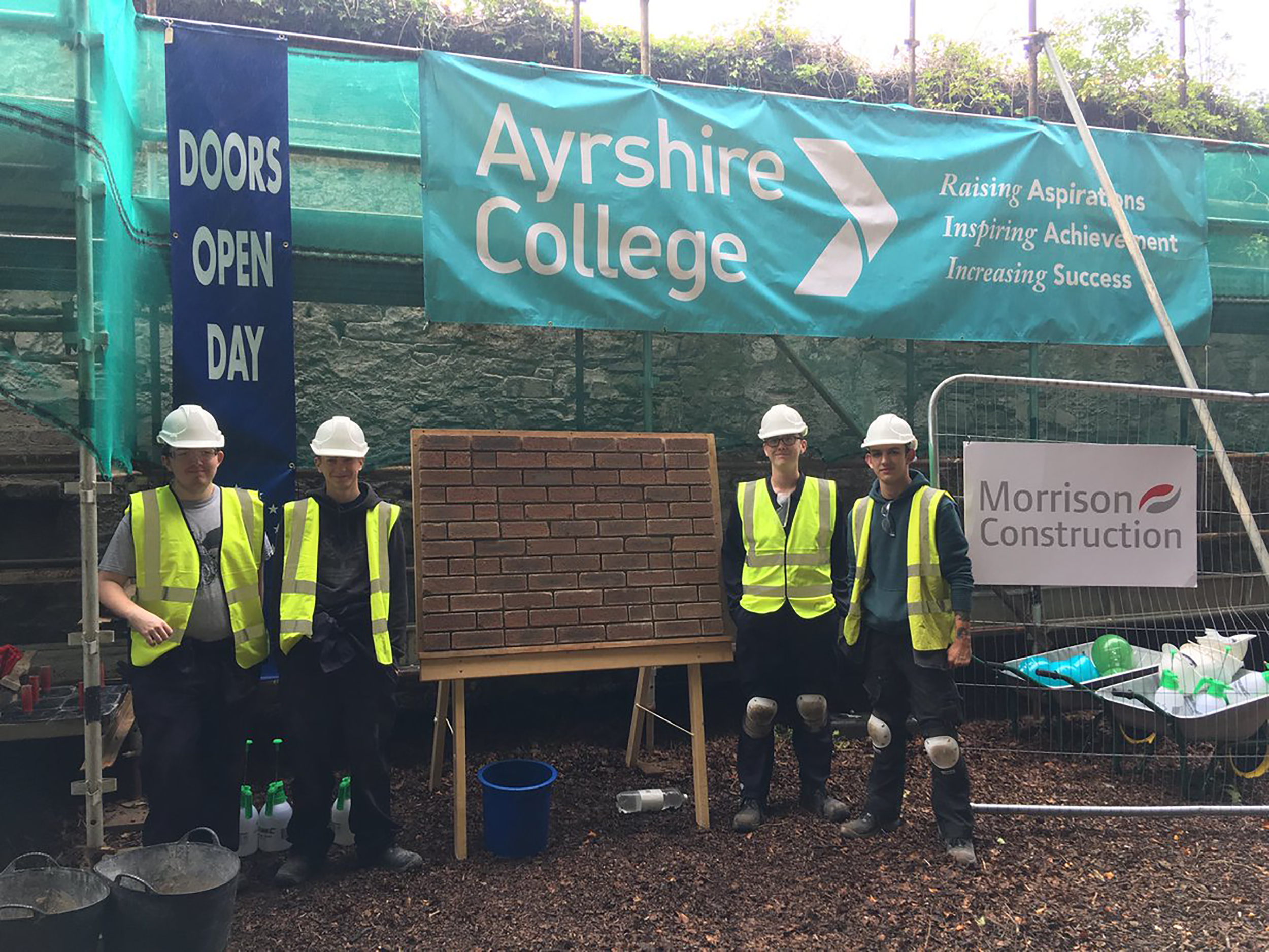 More than 80 students gain qualifications while restoring Belleisle Park walled garden