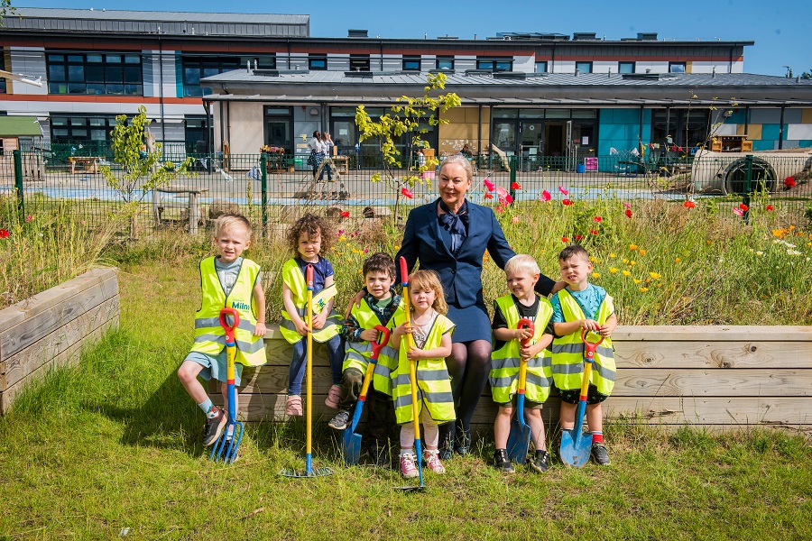 Green-fingered Haddington pupils transform nursery garden