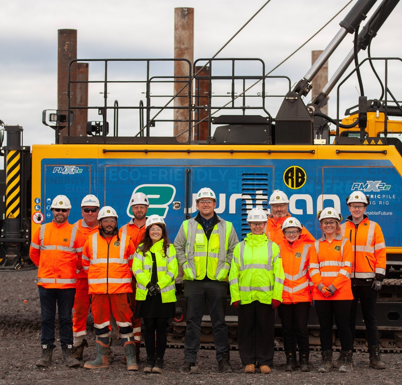 RBL trials UK’s first fully battery-powered pile driving rig
