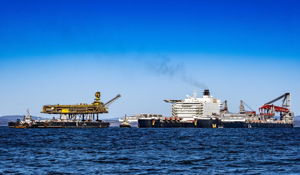 In Pictures: World’s largest construction vessel offloads cargo from River Forth