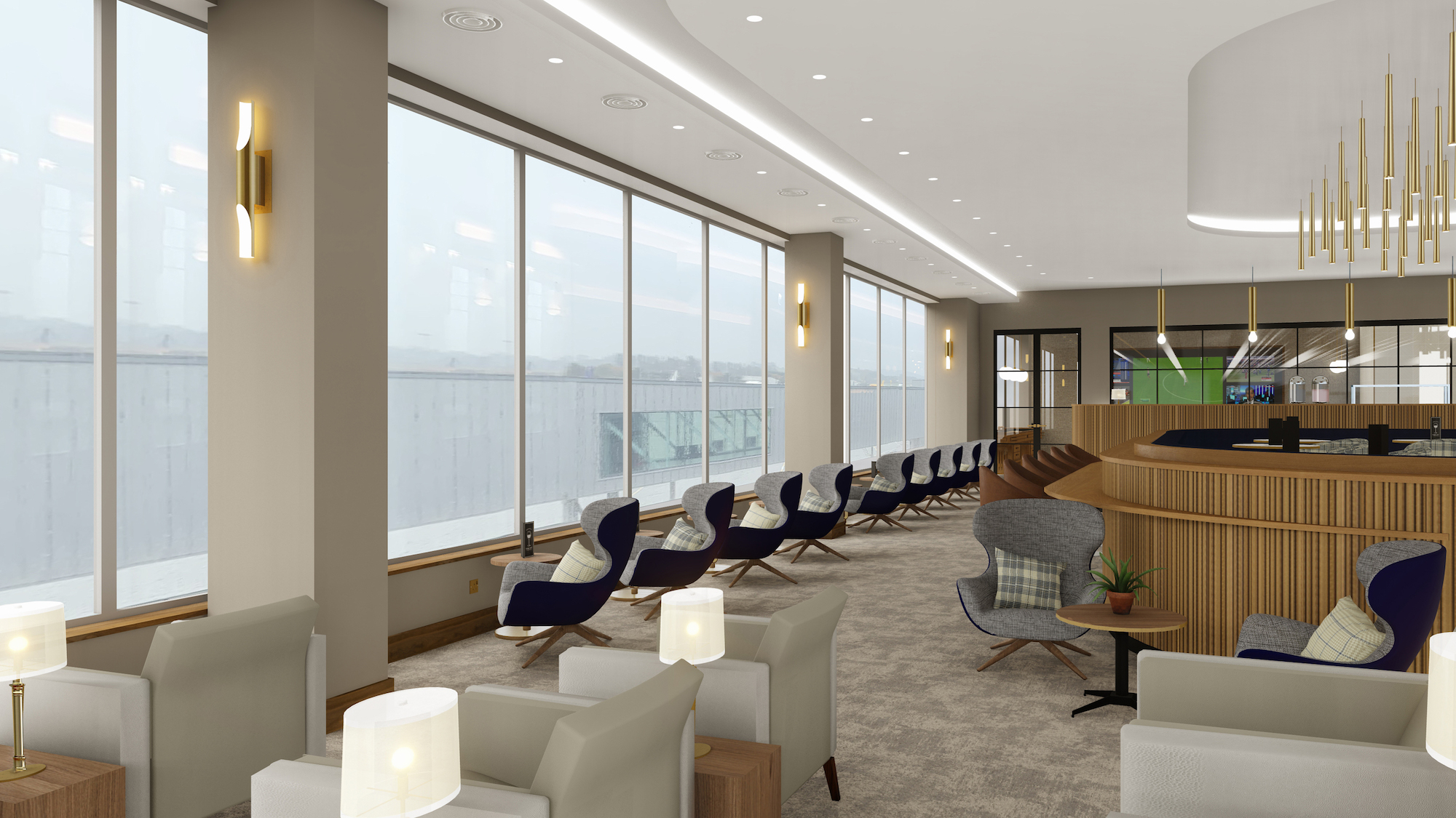 Pacific Building lands Edinburgh Airport lounge fit-out