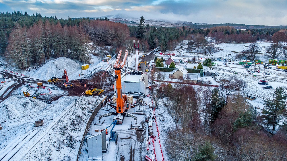 Trio shortlisted for third A9 Dualling project as Lynebeg rail bridge works complete