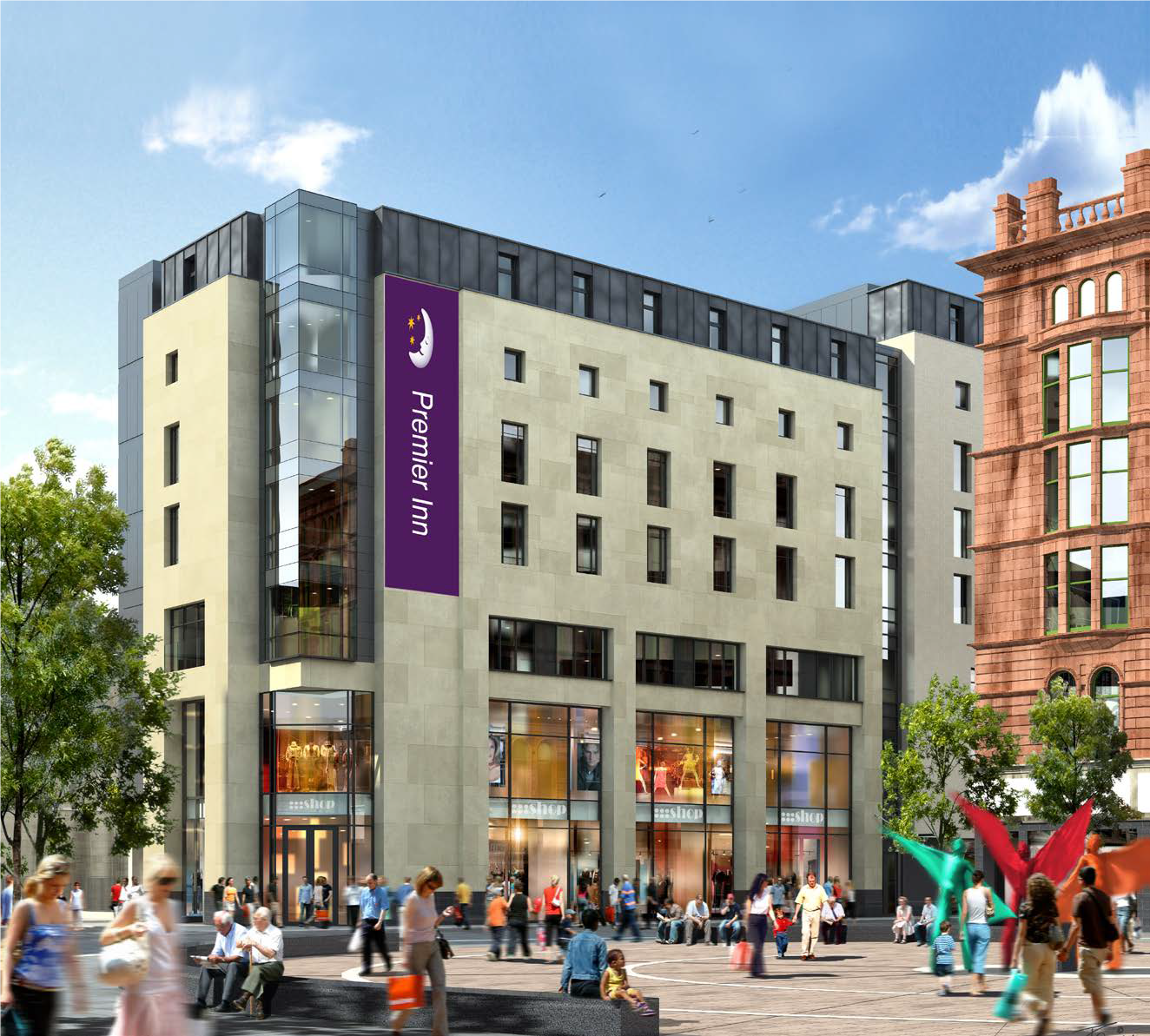 Premier Inn resumes construction work in Scotland