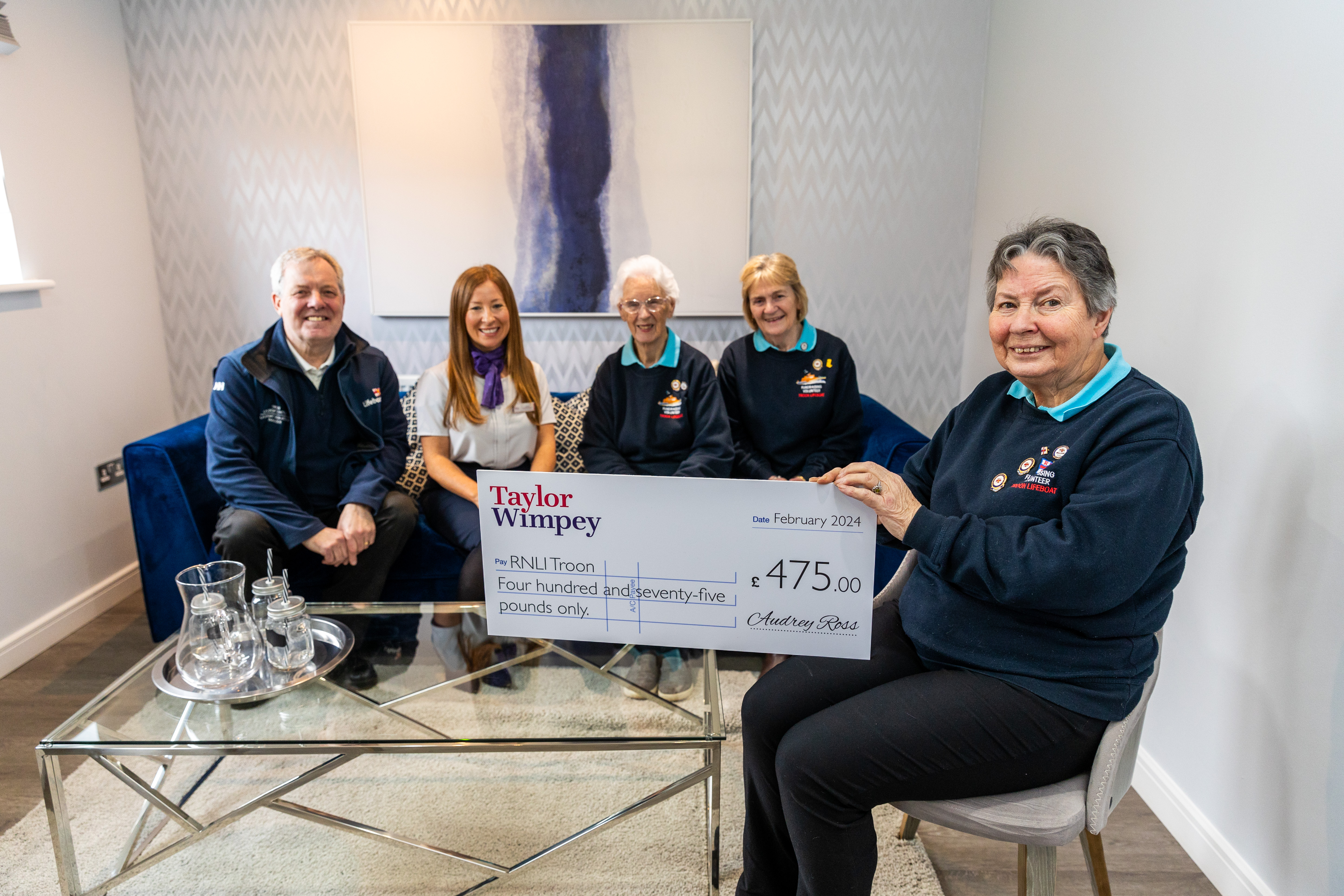 Troon RNLI receives another welcome boost from Taylor Wimpey West Scotland