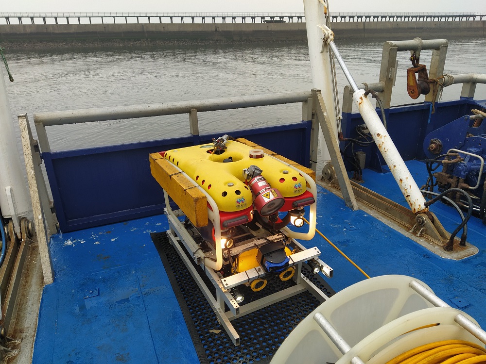 And finally... Underwater drone to inspect wind farm foundations 