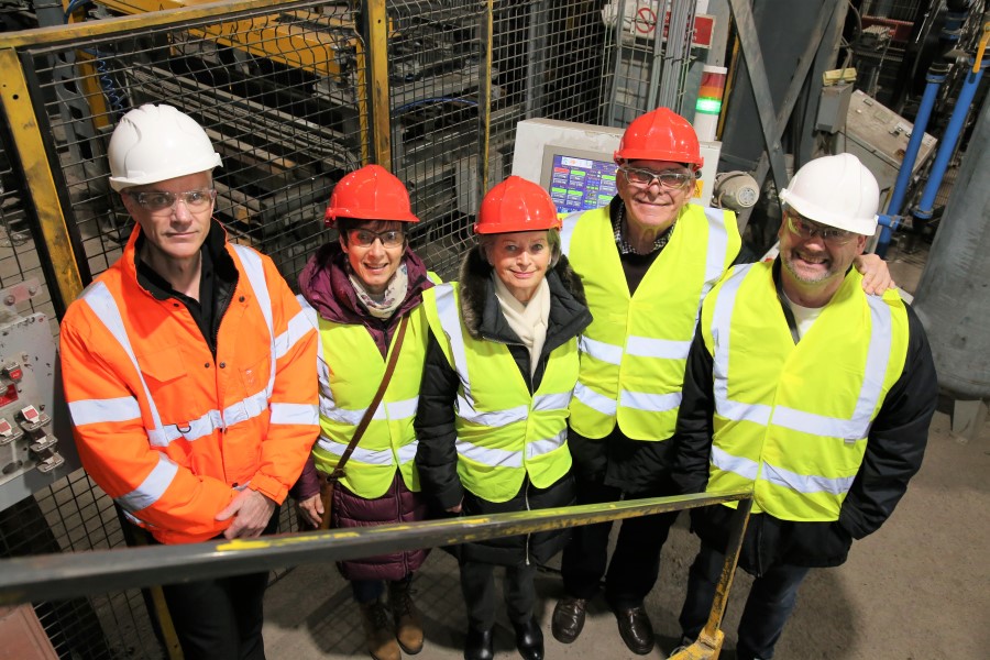 Russell Roof Tiles Lochmaben team welcomes founder's daughter