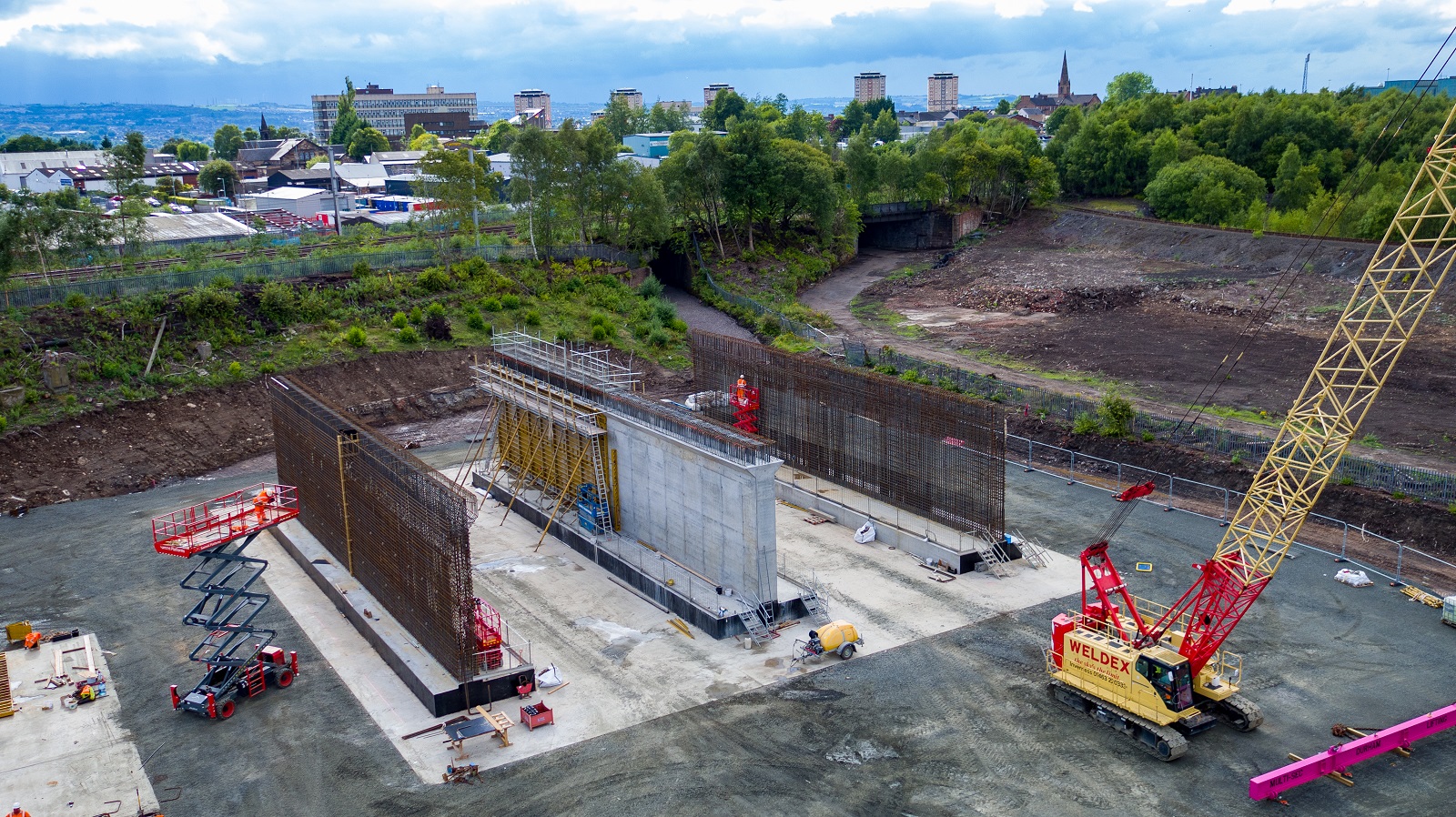 Ravenscraig gears up for one of largest bridge lifts in Europe