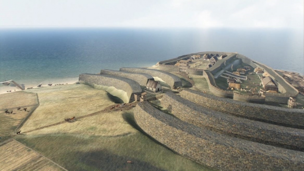 And finally... Scotland's largest Pictish fort 'reconstructed' in new images