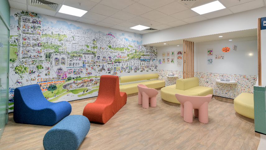 New hospital theatre reception set to transform experience for children