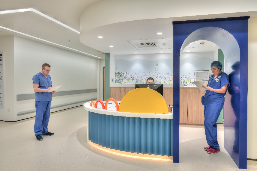 New hospital theatre reception set to transform experience for children