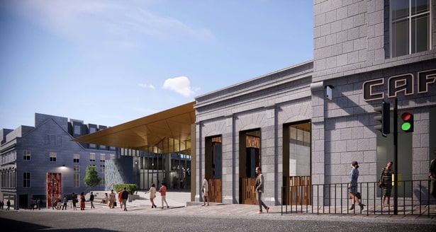 Aberdeen submits revised plans for market building revamp