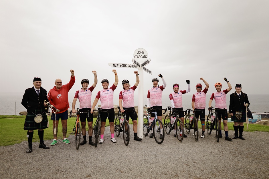 And finally... Scottish architect leads 1,000-mile ride to raise almost £50k for cancer charities