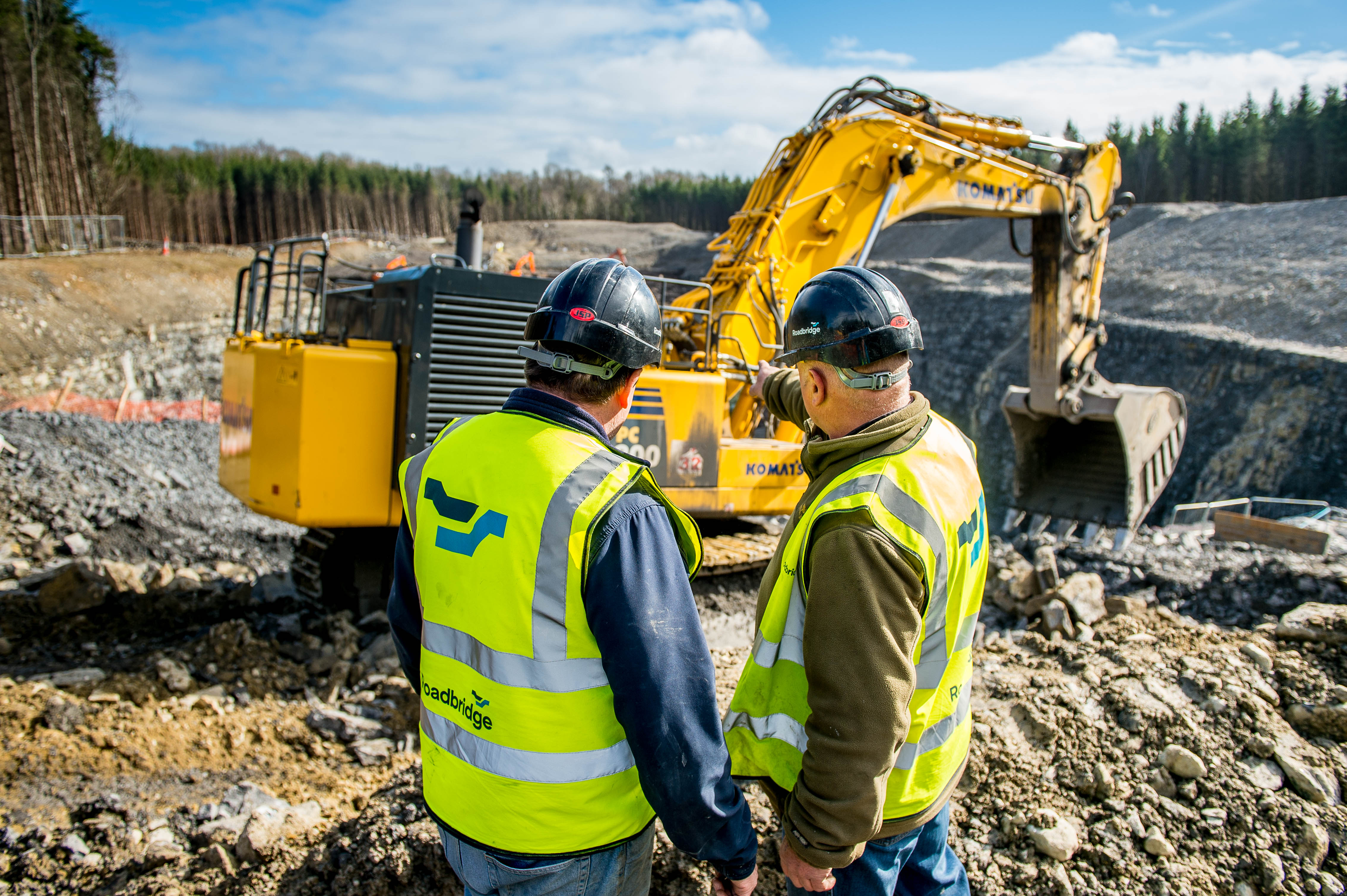 Roadbridge UK invests £1m in new low-emission excavators and vehicles